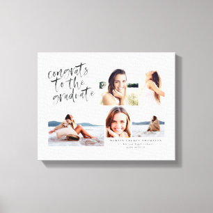 congrats to the graduate multi photo canvas