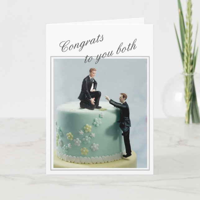 Congrats To You Both - Gay Card (Front)