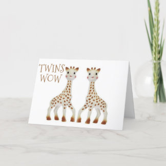 CONGRATS ""TWINS"" DOUBLE THE LOVE AND HAPPINESS CARD