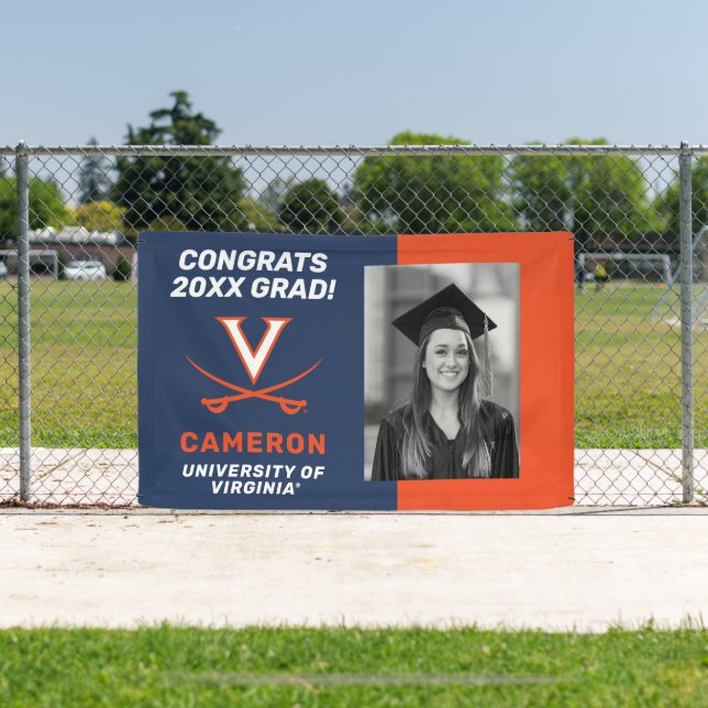 Congrats Virginia Cavalier Grad - Photo Banner (Insitu)