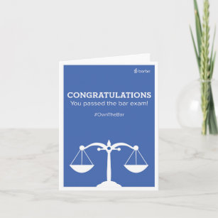 exam gifts congrats passed greeting bar card