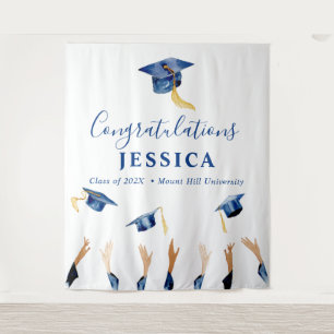 Congratualation Graduate Backdrop Photo booth Tapestry