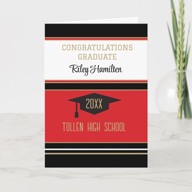 Congratuations Custom Graduation Card (Front)