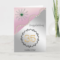 Congratulate Friends on 35th Wedding Anniversary
