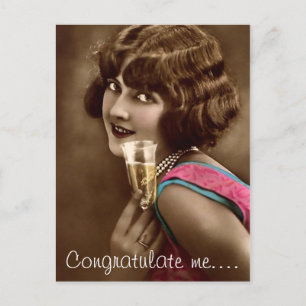 Congratulate me postcard