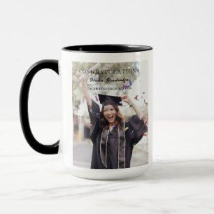 Congratulation Graduate Photo HIgh School College  Mug
