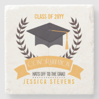 Congratulation Graduation Black Hat And Wreath
