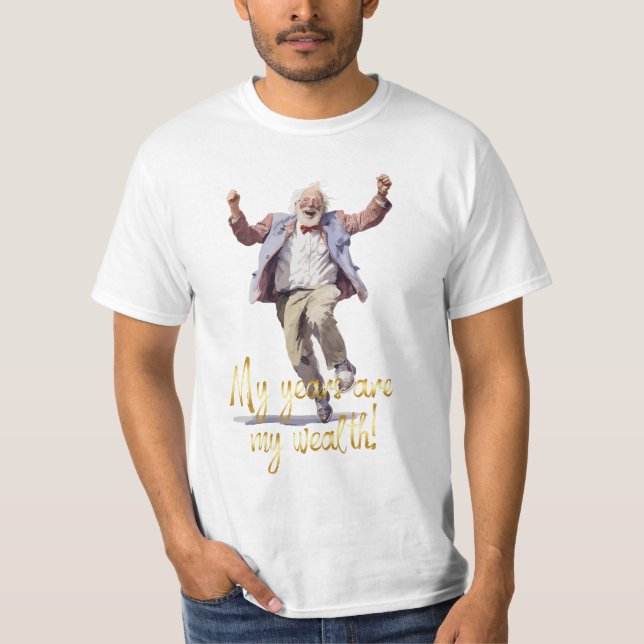 Congratulation Happy grandfather Personalised T-Shirt (Front)
