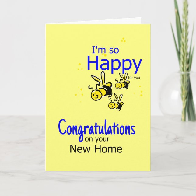 Congratulation on a new home card (Front)