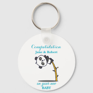 congratulation on new baby key ring