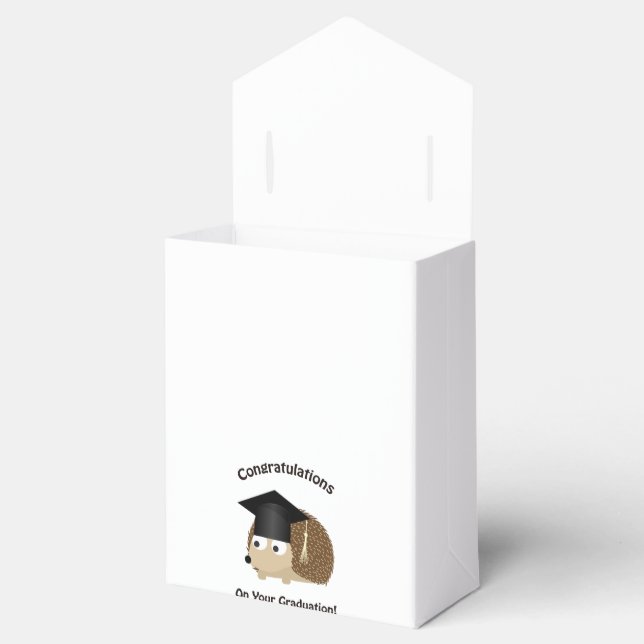 Congratulation on Your Graduation Hedgehog Favour Box (Opened)