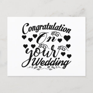 Congratulation On Your Wedding PostCard