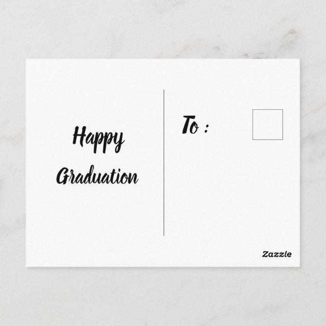 Congratulation Postcard (Back)