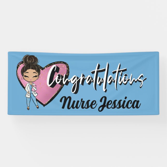 Congratulationis Medical RN Nurse Banner (Horizontal)