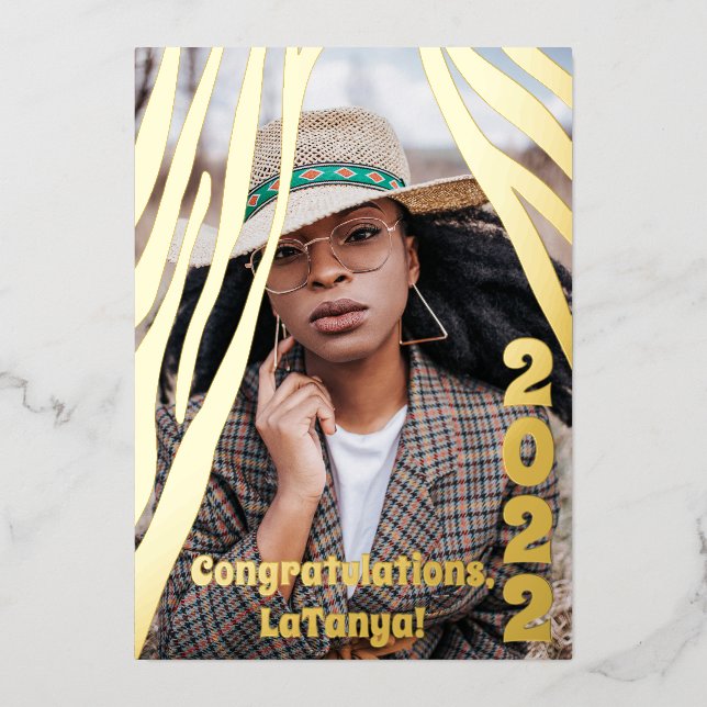 Congratulations 2022 Graduation Photo Announcement (Front)