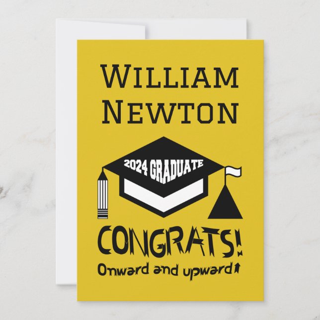 Congratulations, 2024 Graduate! Announcement (Front)