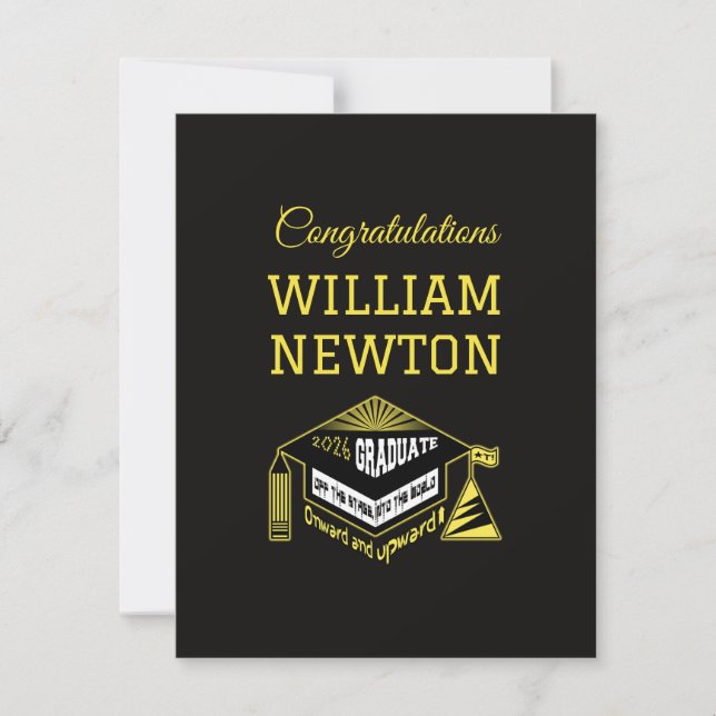 Congratulations, 2026 Graduate! Announcement (Front)