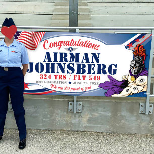 Congratulations 324 Knights AirForce Graduation Banner