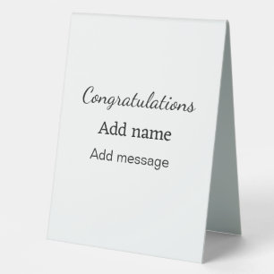 Congratulations add name message simple graduate