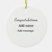 Congratulations add name message simple graduate 