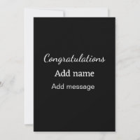 Congratulations add name message simple graduate