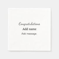 Congratulations add name message simple graduate 