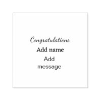 Congratulations add name message simple graduate
