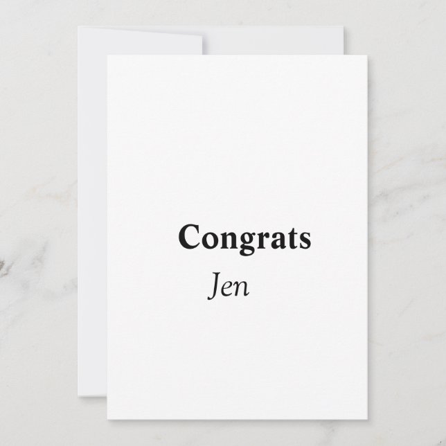 congratulations add your name text image editab invitation (Front)