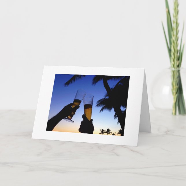 CONGRATULATIONS AND CHEERS FOR A SPECIAL OCCASION CARD (Front)