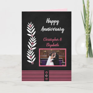 Congratulations Anniversary photo greeting Card