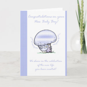 Congratulations Baby Boy Card, New Baby Card