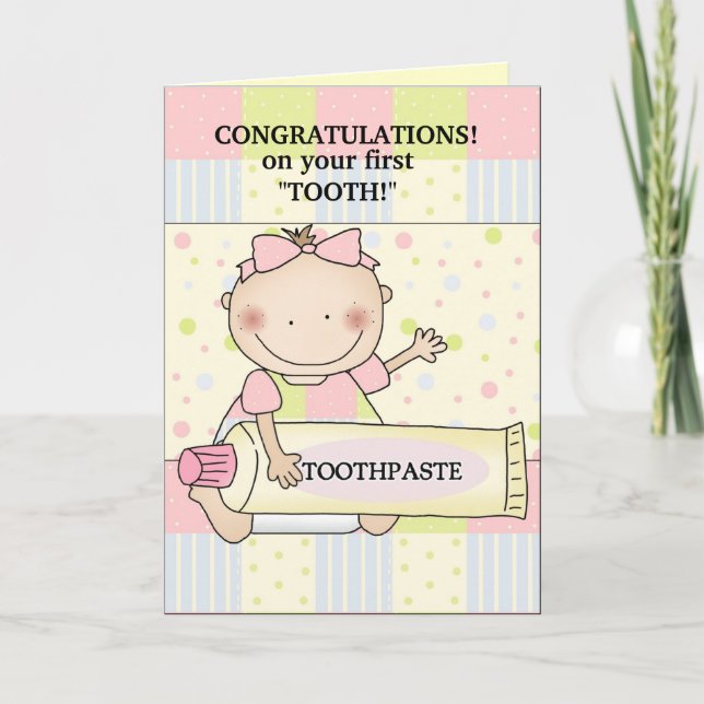 Congratulations baby stamp card (Front)