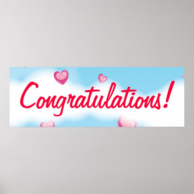 Congratulations Banner Poster (Front)