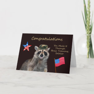 Congratulations, Basic Training Greeting Card