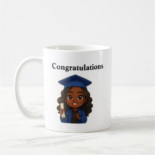 Congratulations Blue Cap & Gown Mug