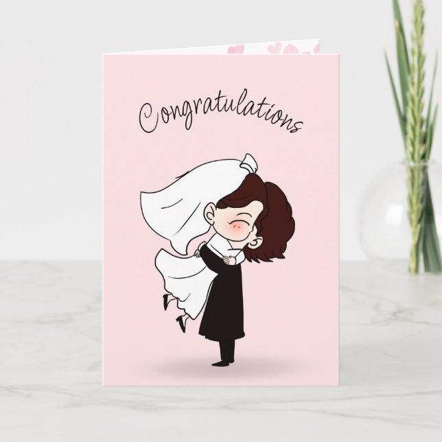 Congratulations Bride and Groom Card (Front)