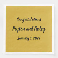 Congratulations Brush Brushstroke Script Gold