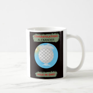 Congratulations buddy's name - Hole-in-one! Coffee Mug