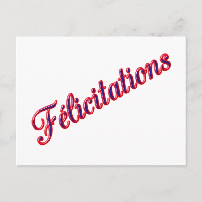 Congratulations! card (Front)