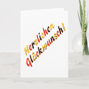 Congratulations card
