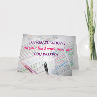 CONGRATULATIONS CARD