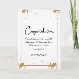 CONGRATULATIONS CARD