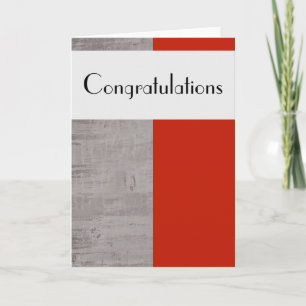 Congratulations! Card