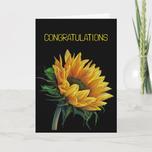 **CONGRATULATIONS" CARD (Front)