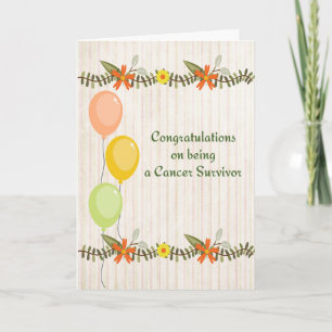Congratulations Card for Cancer Survivor