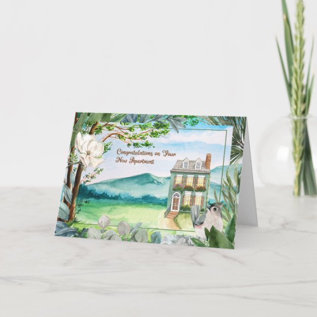 Congratulations Card on Finding a New Apartment (Front)