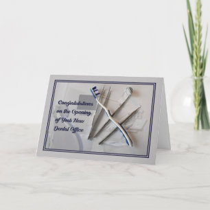 Congratulations Card Opening New Dental Office