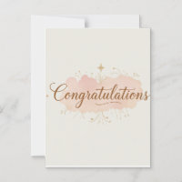 Congratulations Card – Simple & Elegant Greeting