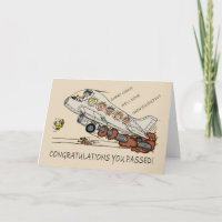 Congratulations Cartoon Caricature of New Pilot