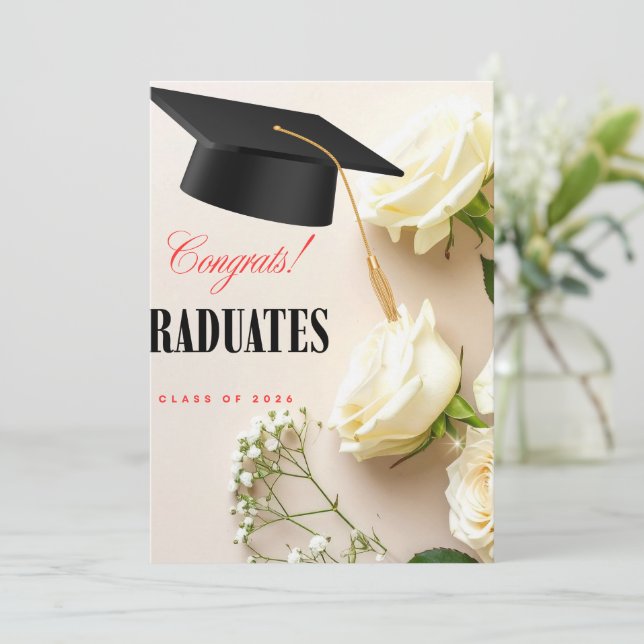 Congratulations Celebration Invitation (Standing Front)